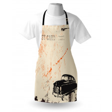 Old Fashioned Car Art Apron