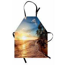 Palm Trees on Beach Apron