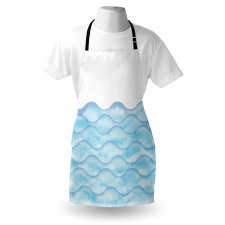 Sea Ocean Waves Art Apron