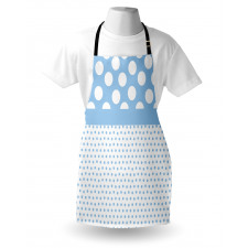 Baby Blue Polka Dots Apron