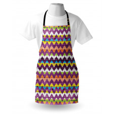 Wood Texture Geometric Apron