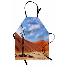 Lonely Tree in Desert Apron