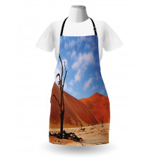 Lonely Tree in Desert Apron