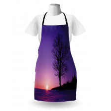 Sunset Nature Landscape Apron