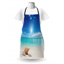 Seashells Tropical Beach Apron