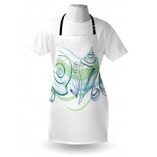 Pastel Color Sealife Apron