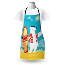 Polar Bear Selfie Surf Apron