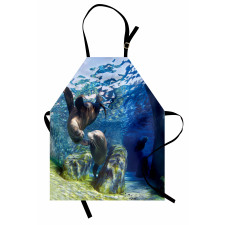 Playful Sea Lions Apron