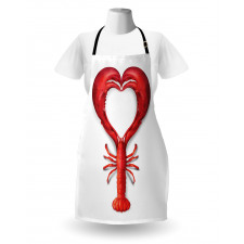 Seafood Lobster Heart Apron