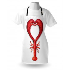 Seafood Lobster Heart Apron