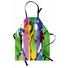 Baseball Grunge Splash Apron