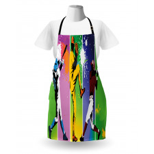 Baseball Grunge Splash Apron