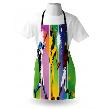 Baseball Grunge Splash Apron