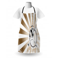 Retro Baseball Pop Art Apron