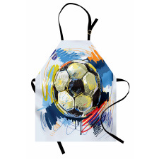 Spor Mutfak Önlüğü Rengarenk Futbol Topu
