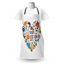 Heart with Sport Apron