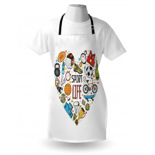 Heart with Sport Apron