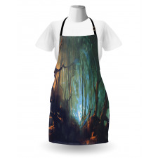 Mystic Dark Forest Apron