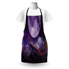 Moon and Asteroids Apron