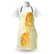 Watercolor Rose Flower Apron