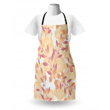 Floral Art Berry Pastel Apron