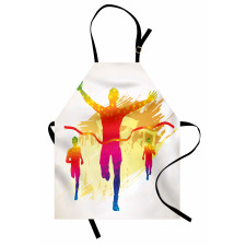 Silhouette Winner Man Apron