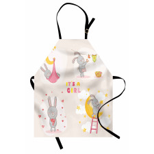 Bunny Baby Love Moon Apron