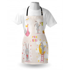 Bunny Baby Love Moon Apron