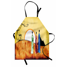 Tribe Facing Sunrise Apron