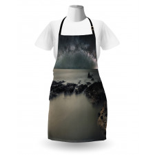 Milky Way Foggy Space Apron