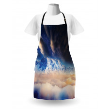 Snowy Winter Mountains Apron