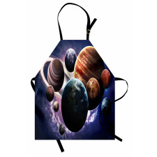 Milky Way Planets Space Apron
