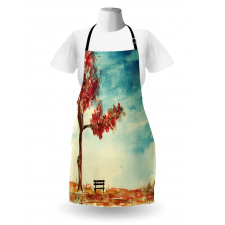 Watercolor Artwork Bench Apron