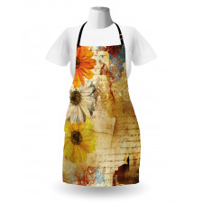 Flowers and Poetry Art Apron