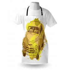 Retro Car Splash Apron