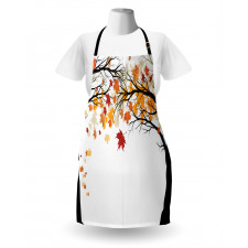 Trees with Dried Leaves Apron