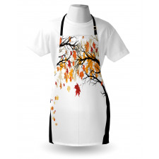 Trees with Dried Leaves Apron
