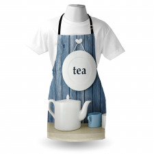 Country Cups and Pot Plate Apron