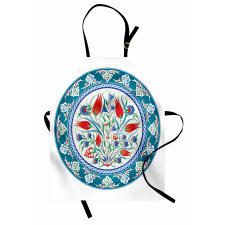 Turkish Tulip Floral Art Apron