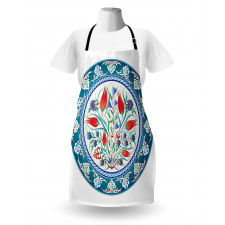 Turkish Tulip Floral Art Apron