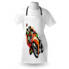 Motorcycle Racer Sport Apron