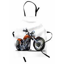 Motorsiklet Mutfak Önlüğü Motorlu Araç Desenli