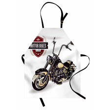 Old Classic Motorcycle Apron