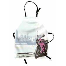 Motorbike by River Apron