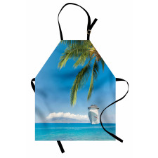 Cruise Ship Palm Tree Apron