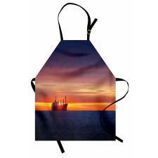 Sunrise over Sea Ship Apron