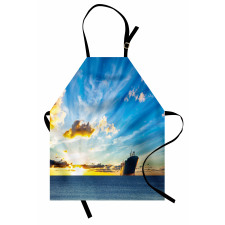 Sea at Sunset Ship Apron