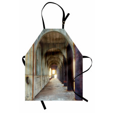 Corridor Concrete Rustic Apron