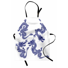 Japanese Dragons Mythical Apron