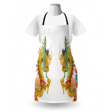 Dragon Oriental Culture Apron